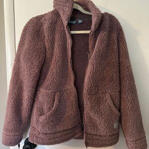 Cozy Pink Sherpa Jacket